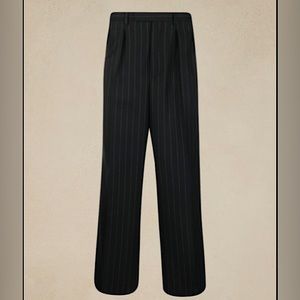 Banana Republic high rise wide leg linen trousers